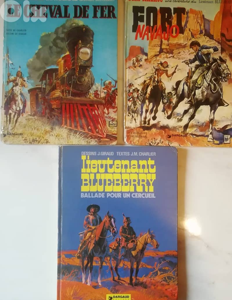 Les aventure du Lieutenant Blueberry magazines check titles in desc 1