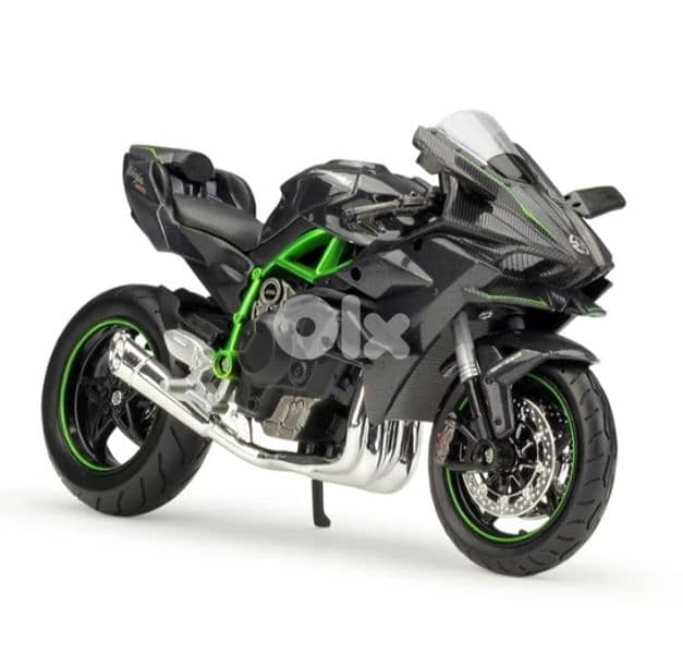 Kawasaki Ninja H2-R diecast motorcycle model 1:12 3