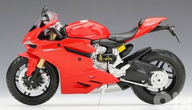 Ducati 1199 diecast motorcycle model 1:12 1