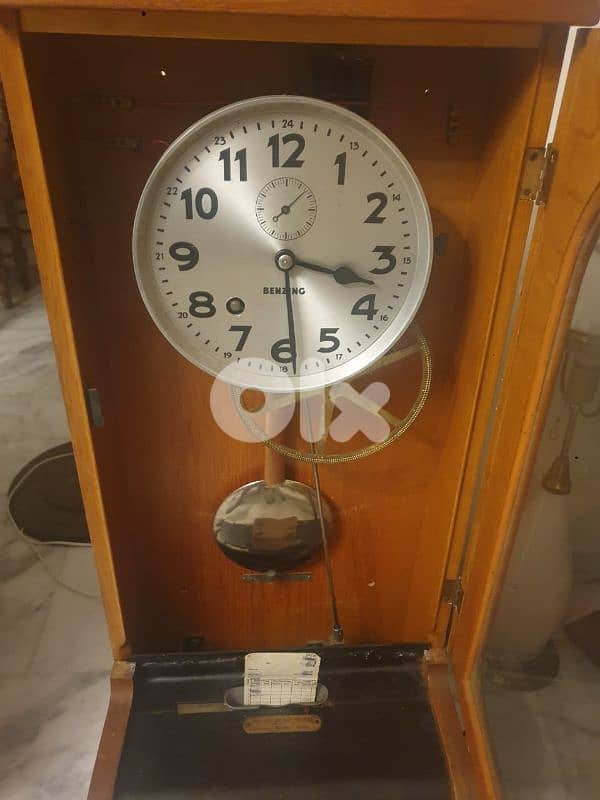 benzing antique original clock,germany schwenningen 3