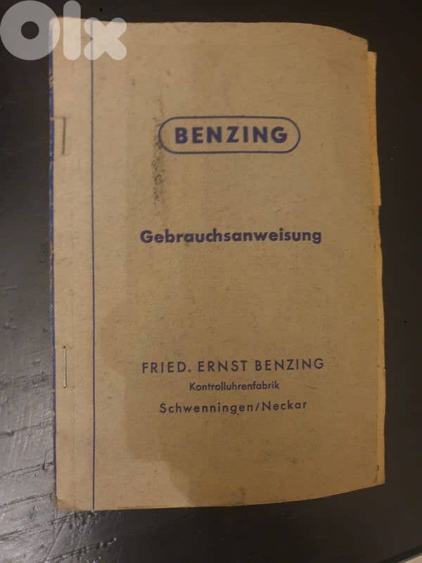 benzing antique original clock,germany schwenningen 9