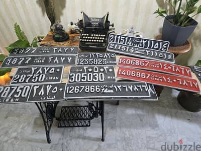 vintage car plates