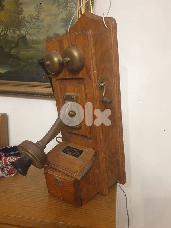 تلفون انتيك رائع الجمال، قطعة نادرة لا تتكرر 3