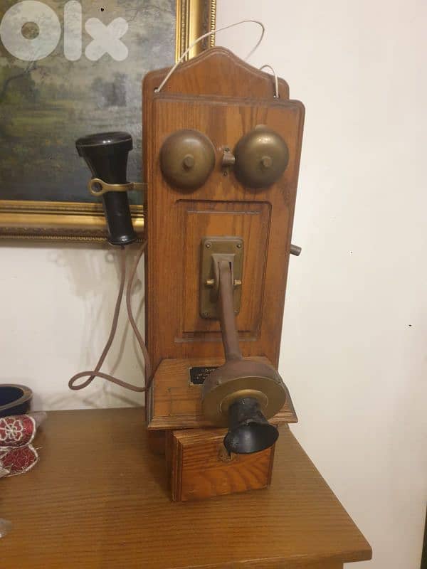 تلفون انتيك رائع الجمال، قطعة نادرة لا تتكرر 4