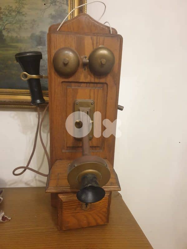 تلفون انتيك رائع الجمال، قطعة نادرة لا تتكرر 5