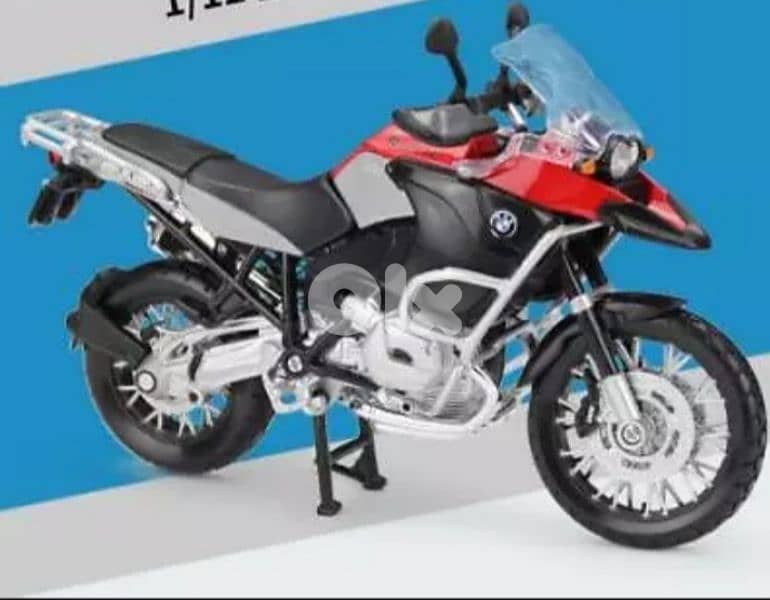 BMW R 1200 GS diecast motorcycle model 1:12 2