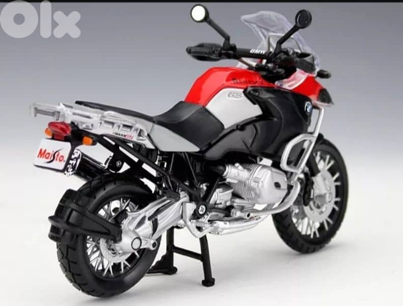 BMW R 1200 GS diecast motorcycle model 1:12 3
