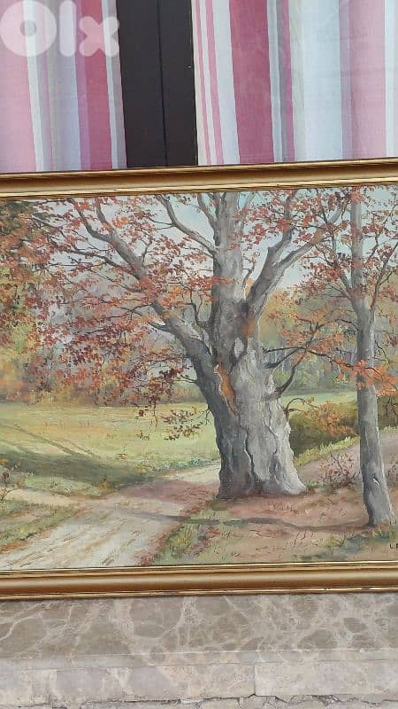 لوحة رسم زيتي اوروبية 4
