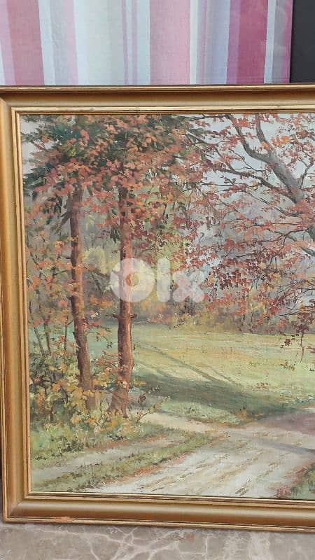 لوحة رسم زيتي اوروبية 6