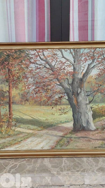 لوحة رسم زيتي اوروبية 7