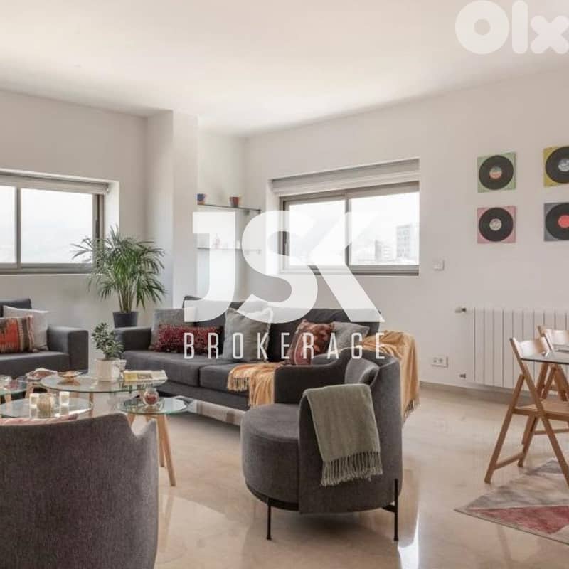 L16199-Bright & Unfurnished Apartment For Sale in Mar Mikhael 0