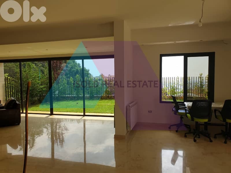 A 270 m2 GF Apartment+200 m2 Garden+Open View for sale in Bsalim 0