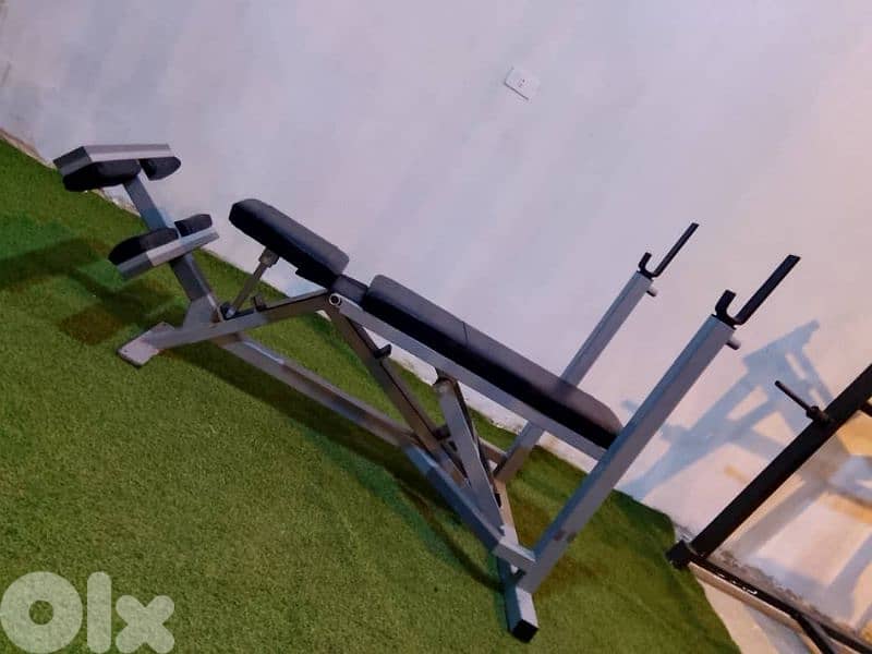 Adjustable bench plus rack for Heavy weights 03027072 GEO SPORT EQUI 0