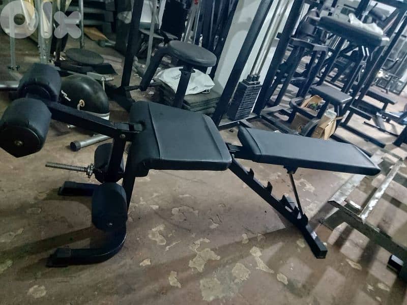 Leg extension leg curl Bench like new 03027072 GEO SPORT EQUIPMENT 1