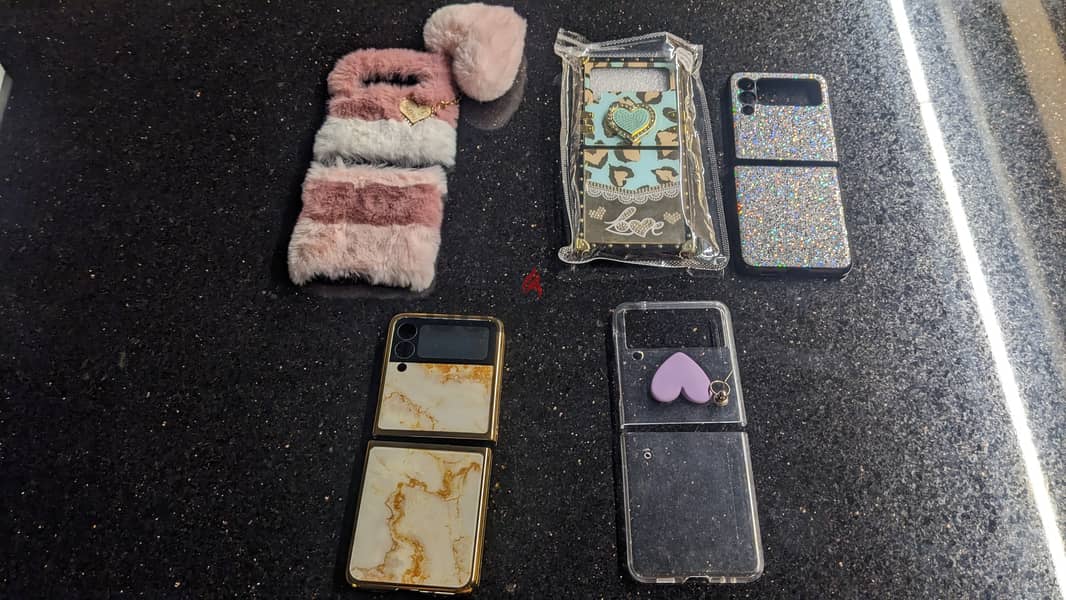 Samsung Galaxy Z Flip 3 4 Cover Case, $5 each 0