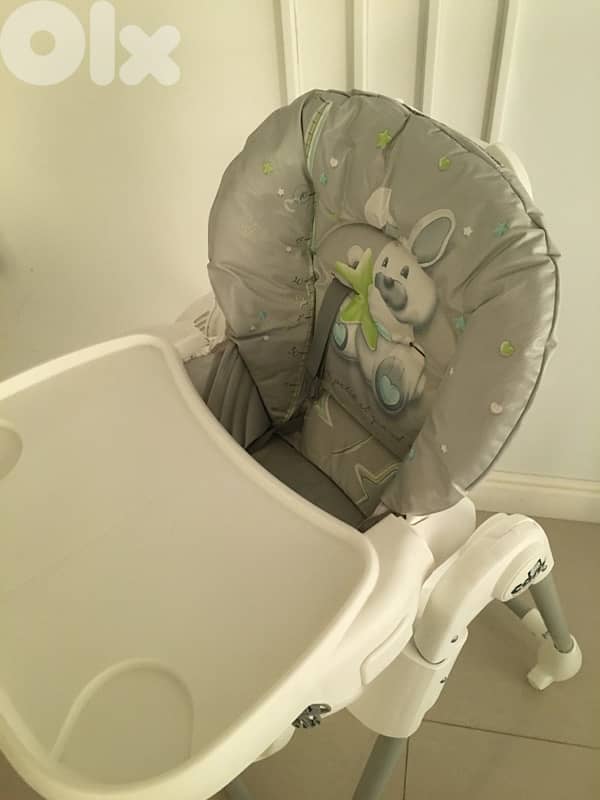 Newborn feeding high chair Grey Bunny (Cam/ mamas and papas) 3