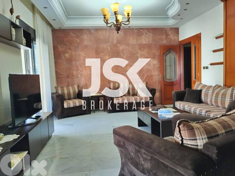 L16252 - Furnished 3-Bedroom Apartment For Rent In Jounieh 0