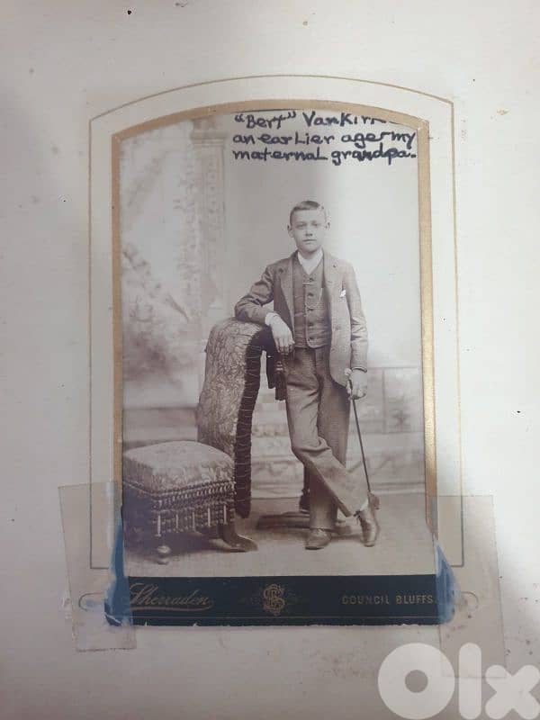 early 20th century memorial pictures in an album 2