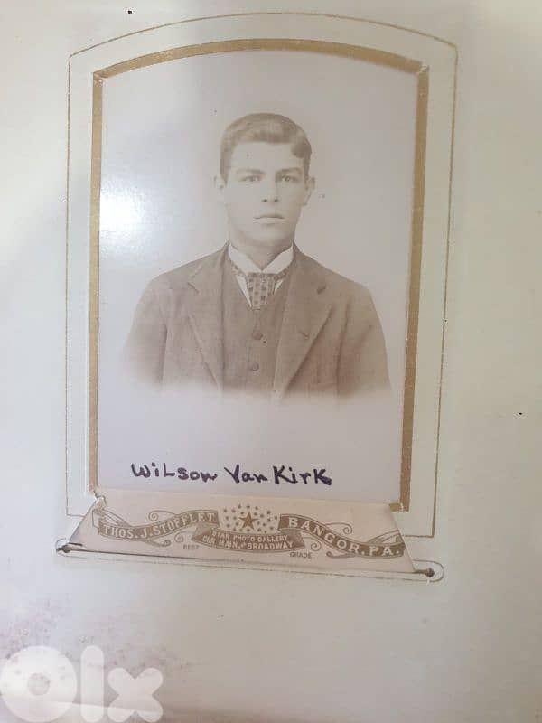 early 20th century memorial pictures in an album 3