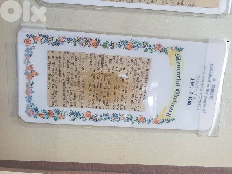 early 20th century memorial pictures in an album 9