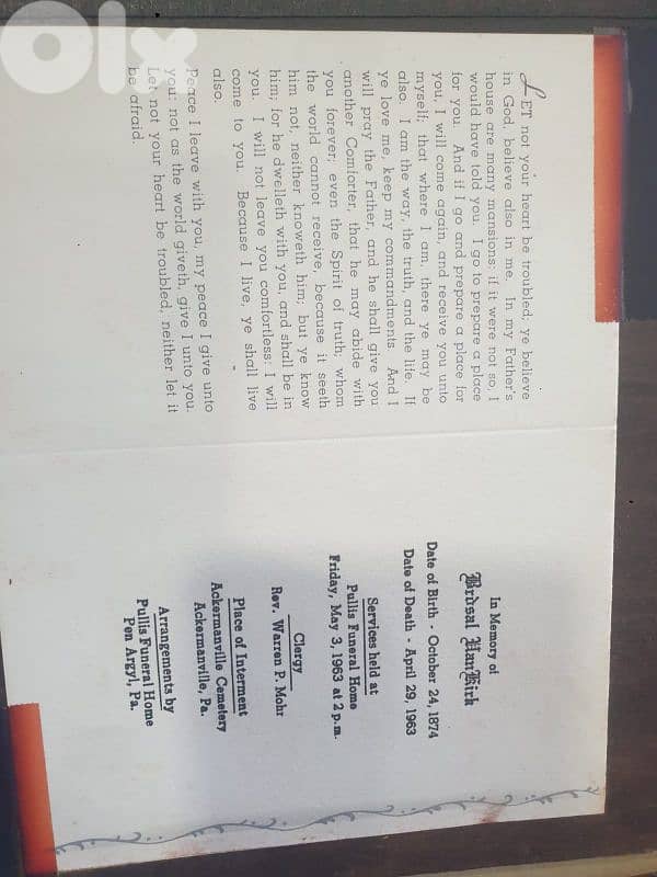 early 20th century memorial pictures in an album 11