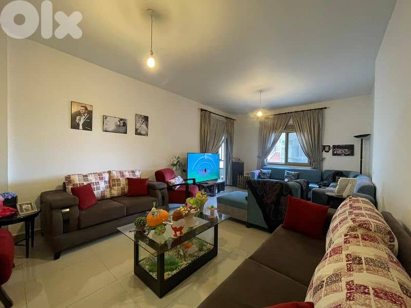 MANSOURIEH 150 SQ WITH TERRACE SEMI FURNISHED  , MA-350 0