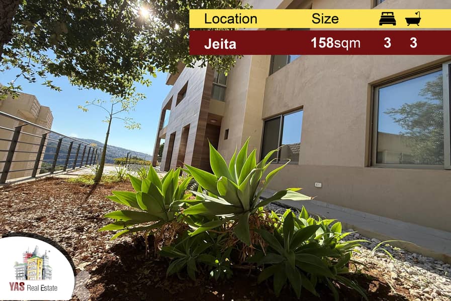 Jeita 158m2 | High-end | 110m2 Garden | Brand New | Panoramic View | 0