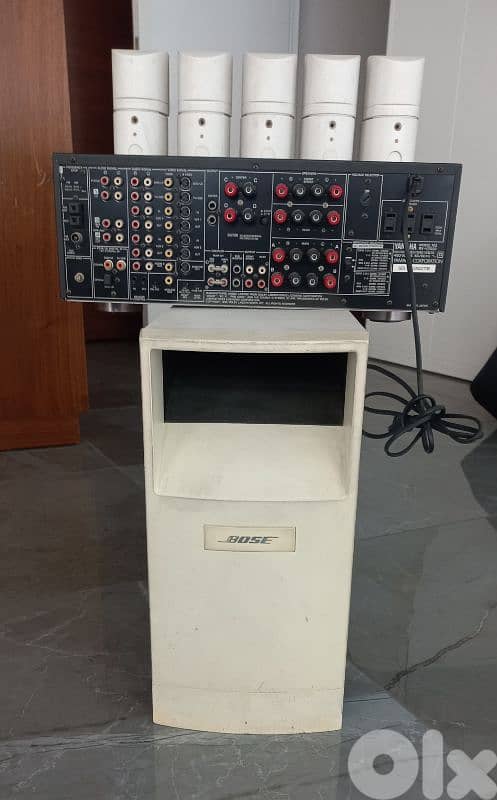 Bose Acoustimass 10 + Yamaha AV Receiver 1