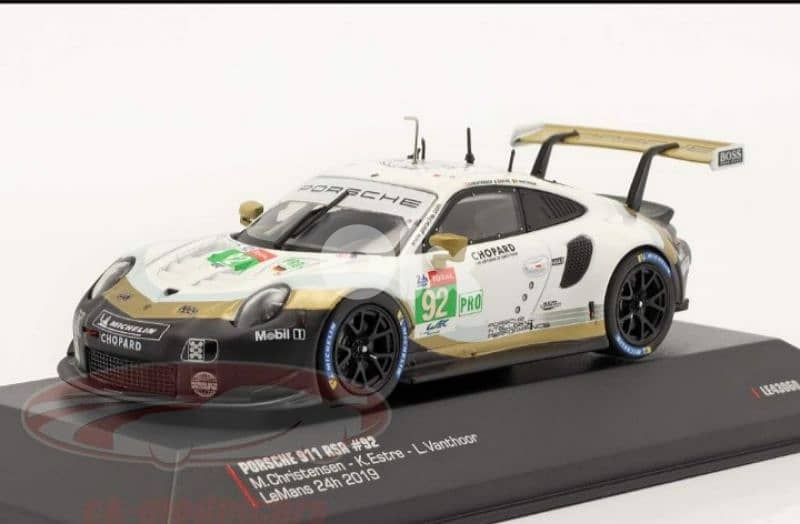 Porsche 911 RSR (Le Mans 24h 2019) diecast car model 1;43 1