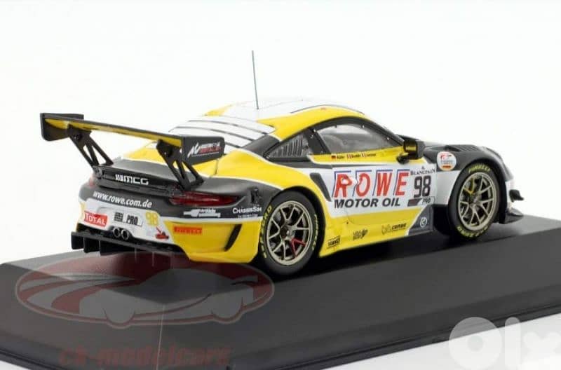 Porsche GT3 R (24h Spa 2019) diecast car model 1;43. 3