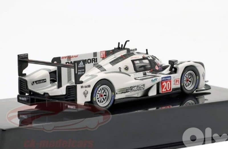 Porsche 919 Hybrid (24h Le Mans 2014) diecast car model 1;43. 3