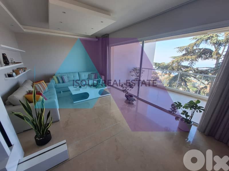 LUX Furnished 200 m2 apartment+SeaView for sale in Ain Saade-عين سعادة 0