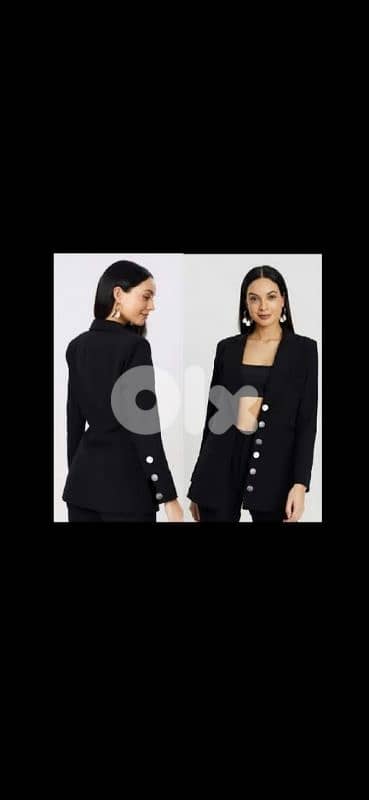 jacket blazer black oversized s to xxL 3