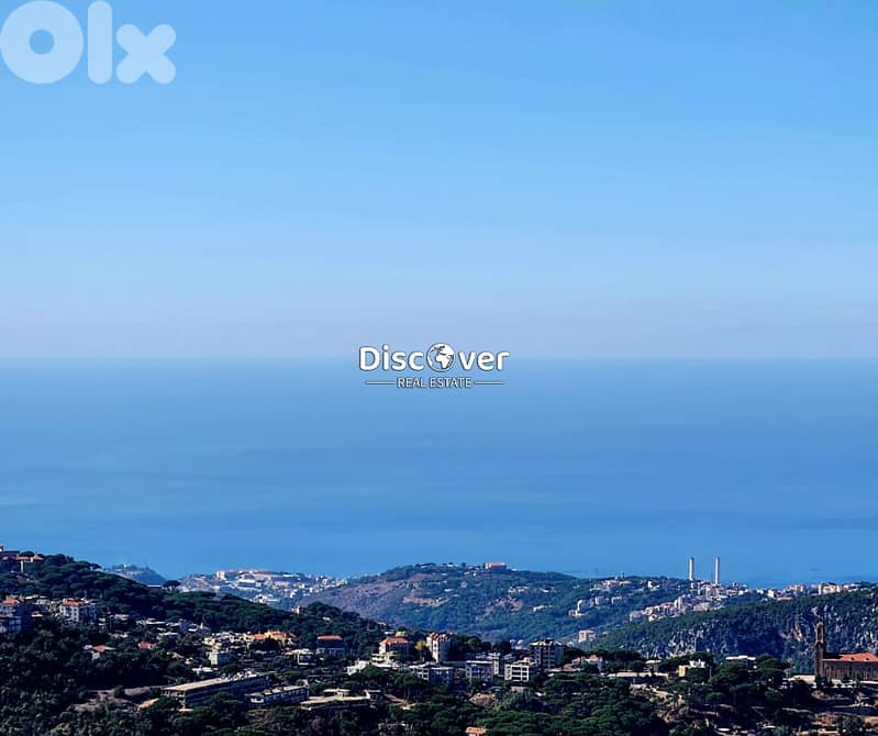 Prime Sea View Land in Bikfaya – Exceptional Development Opportunity 0