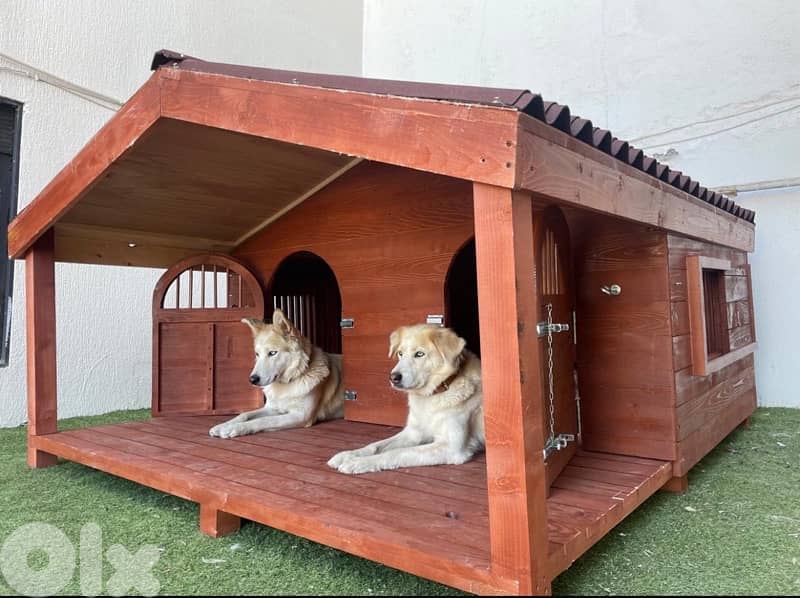 wooden dog houses 14