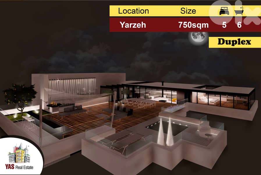 Yarzeh 750m2 | Classy Duplex | Quiet Street |Ultra prime Location |PA 0