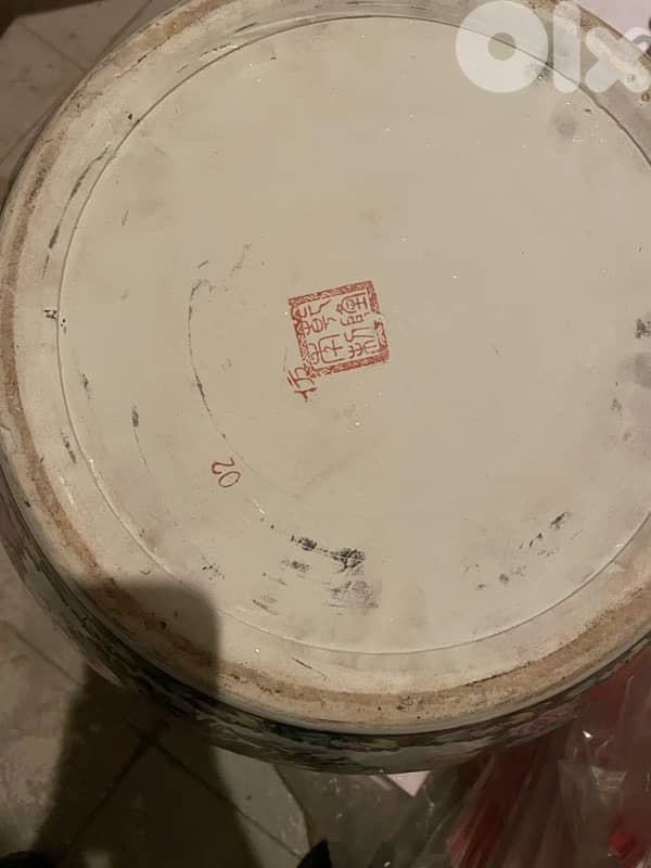 Chinese Art original signed Canton Porcelain aquarium 2