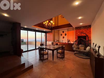 400 Sqm | Luxurious Duplex for rent in Daher el Sawan |Mountain view