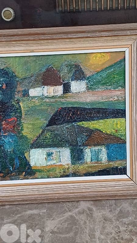 لوحة رسم زيتي اوروبية 3