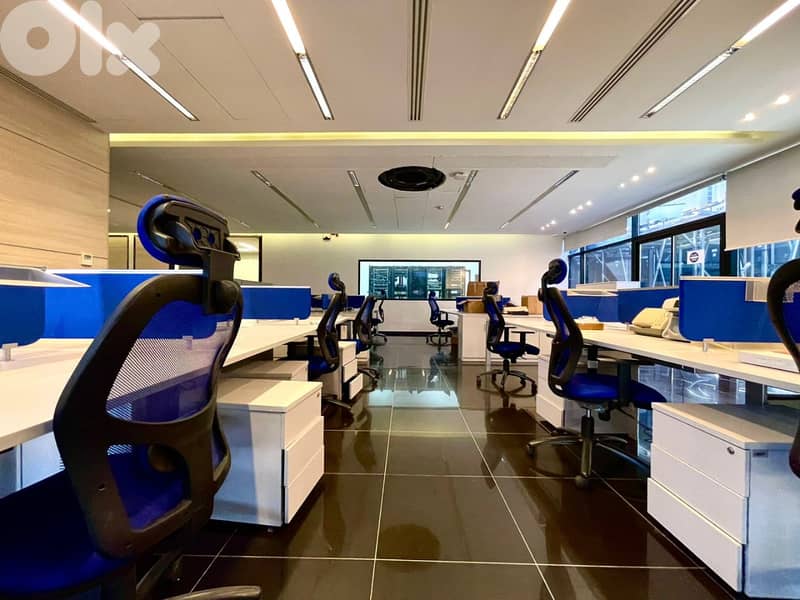 JH24-3691 Fully furnished 410m office for rent in Dbayeh, $ 4,700 cash 0