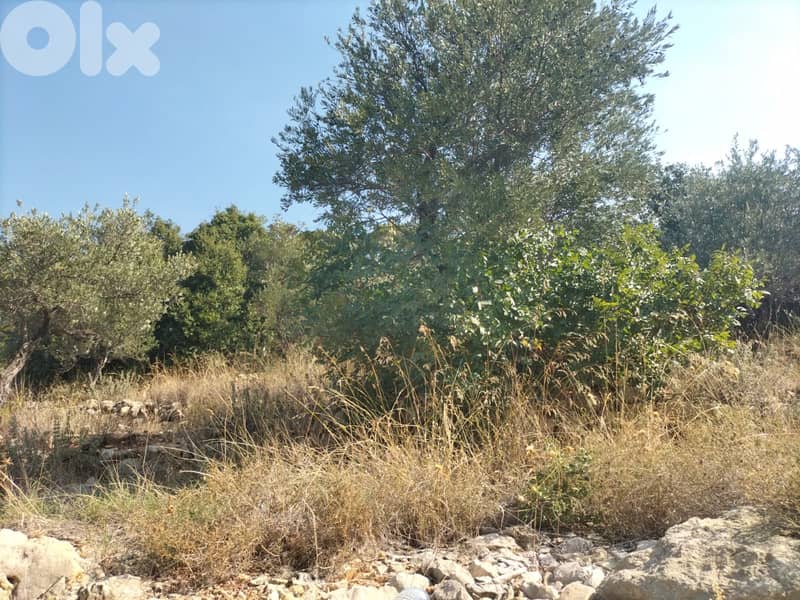 1362 SQM Land in Wadi Chahrour, Baabda Overlooking the Mountains 0