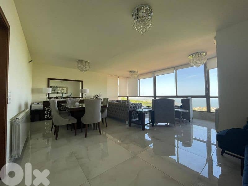 DISCOUNTED PRICE!! BROUMANA SEA VIEW 170SQ BRAND NEW FURNISHED 0