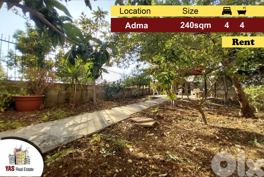 Adma 240m2 | 120m2 Terrace | Rent | Prime Location | Calm Area | IV | 0