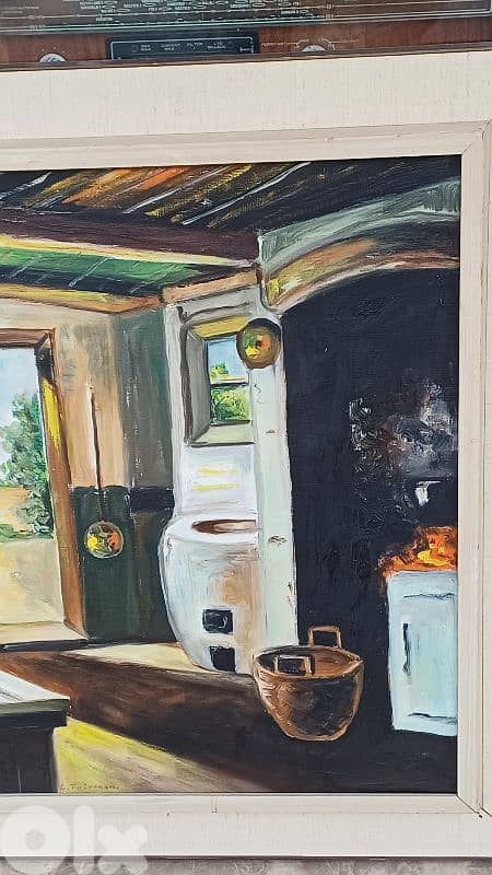 لوحة رسم زيتي اوروبية 3