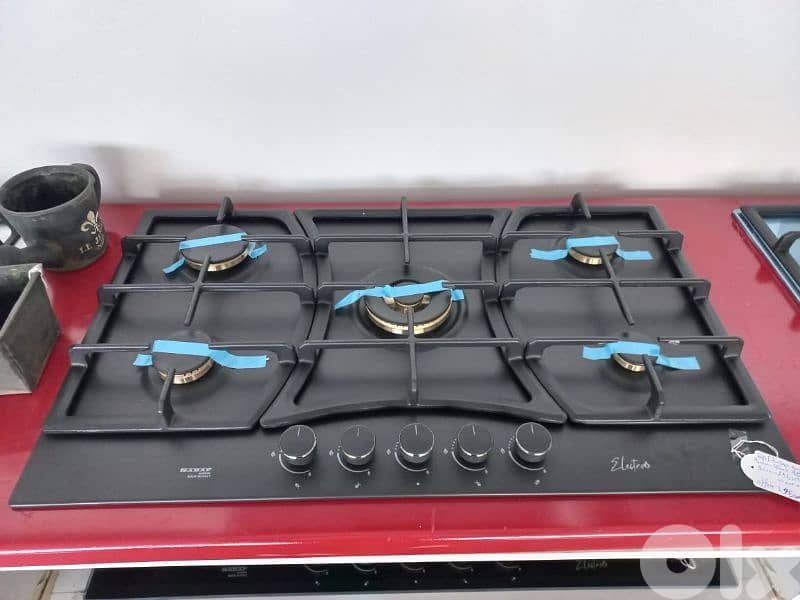 ElectroGas Top/Oven 90cm Black توب و فرن إيطالي الأصلي 2