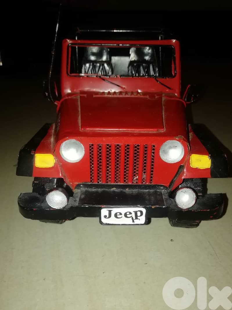 Jeep Wrangler hand made metallic diecast 39*17 cm 2