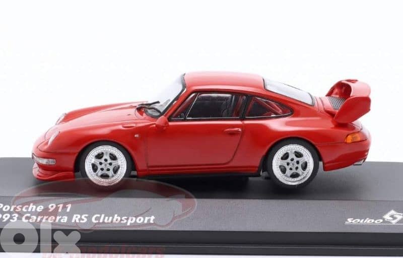 Porsche 911(993) Carrera RS Clubsport diecast car model 1;43. 2