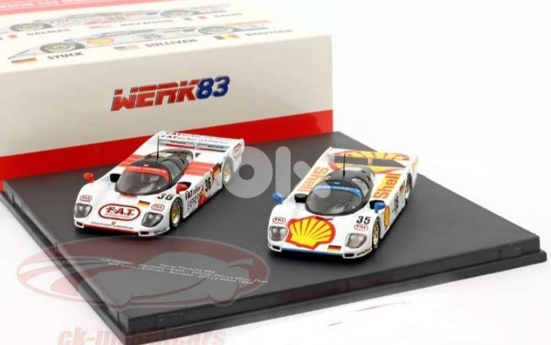 Dauer Porsche 962 (2 car set)diecast car model 1;43. 0