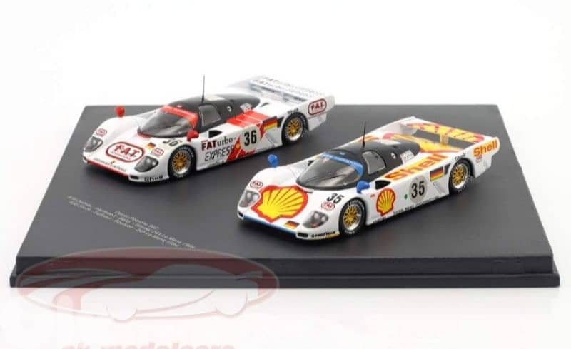 Dauer Porsche 962 (2 car set)diecast car model 1;43. 1