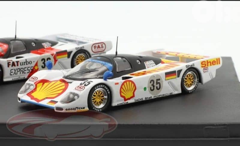 Dauer Porsche 962 (2 car set)diecast car model 1;43. 2